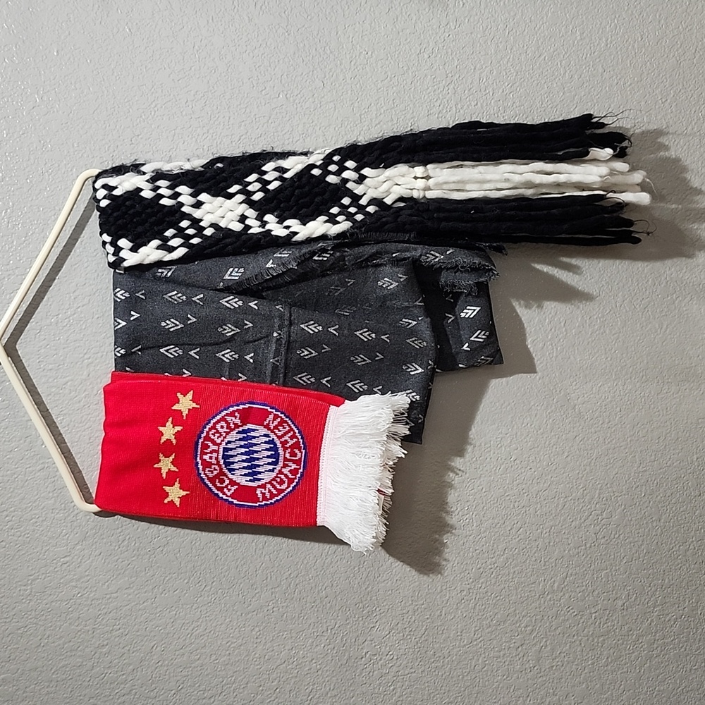 3 scarves